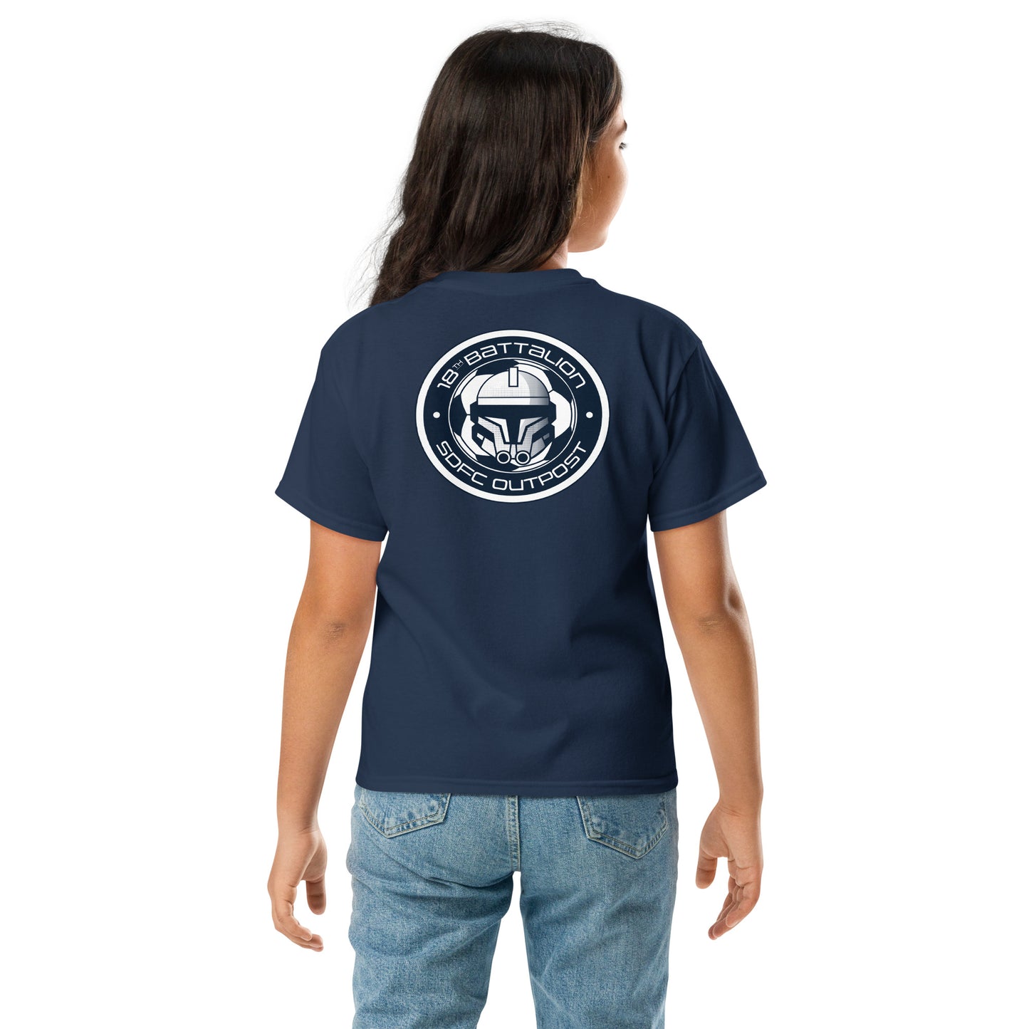 18th Battalion Kids Home Blue Tee